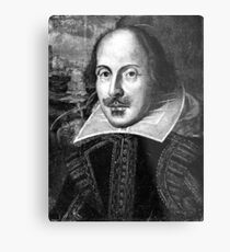 William Shakespeare Black White | Wighte.com Metal Print