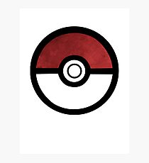 Pokeball Photographic Print
