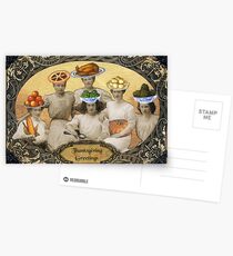 Thanksgiving Greetings Postkarten