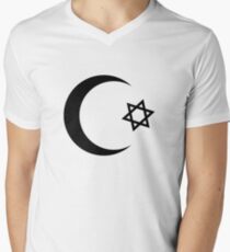 Universal Unbranding - Je t'aime... Moi non plus Men's V-Neck T-Shirt
