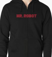 MR. ROBOT Zipped Hoodie