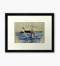 She is Too Fond of Books Framed Print