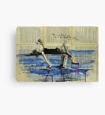 She is Too Fond of Books Canvas Print