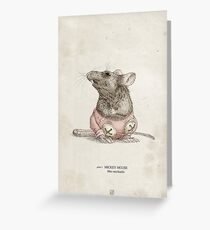Real Life Mickey Mouse - Natural History Variant Greeting Card