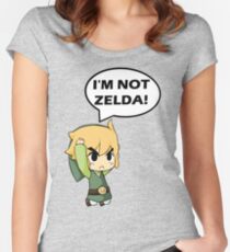 I'm Not Zelda Women's Fitted Scoop T-Shirt