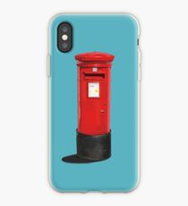 Red Post Box iPhone Case