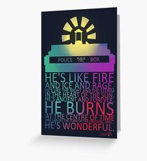 T.A.R.D.I.S. Greeting Card