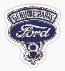 Öl beflecktes Ford-Zeichen Sticker