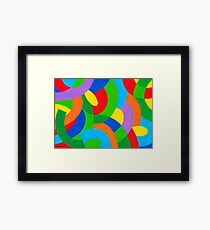 COLORFUL COMPOSITION Framed Print
