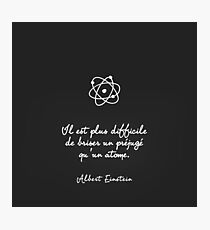 Einstein citation Photographic Print