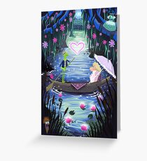 Kermit and Miss Piggy Romantic Cruise Greeting Card