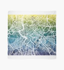 Rome Italy City Street Map Scarf