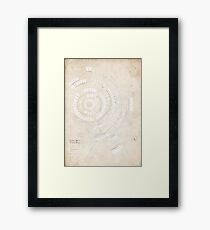 Greek Myth Family Spiral (Infographic) Framed Print