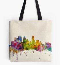 Minneapolis Minnesota Skyline Tote Bag