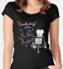 Undertale Mettaton Tailliertes Rundhals-Shirt