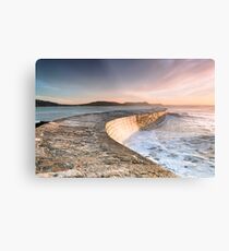 Sunkissed Cobb at Lyme Regis Metal Print
