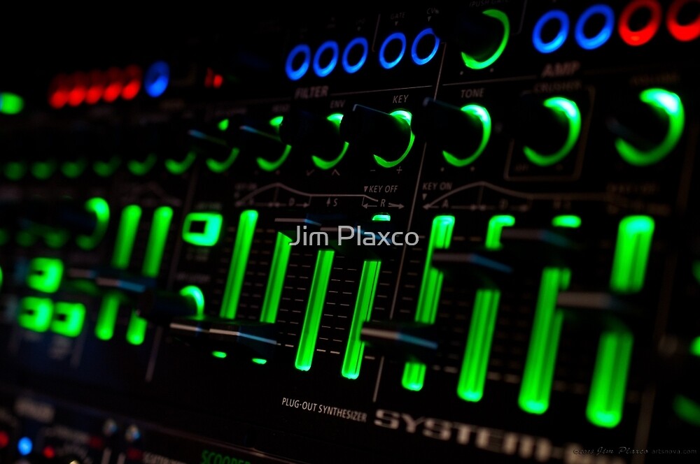 Glow in the Dark Synthesizer Illumination by Jim Plaxco