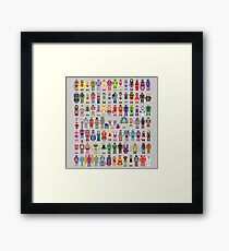 8-bit Masters expanded set Framed Print