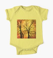 Autumn Trees One Piece - Short Sleeve