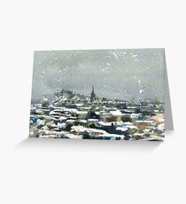 Snowy Edinburgh Greeting Card