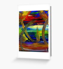 Sailing in Calmness Over A Troubled Sea Greeting Card