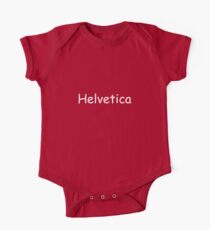 Helvetica One Piece - Short Sleeve