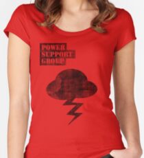 Misfits Power Support Group Shirt Women's Fitted Scoop T-Shirt