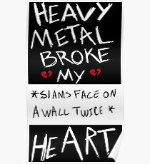 Fall Out Boy Jahrhunderte - Heavy Metal brach mein Herz Poster