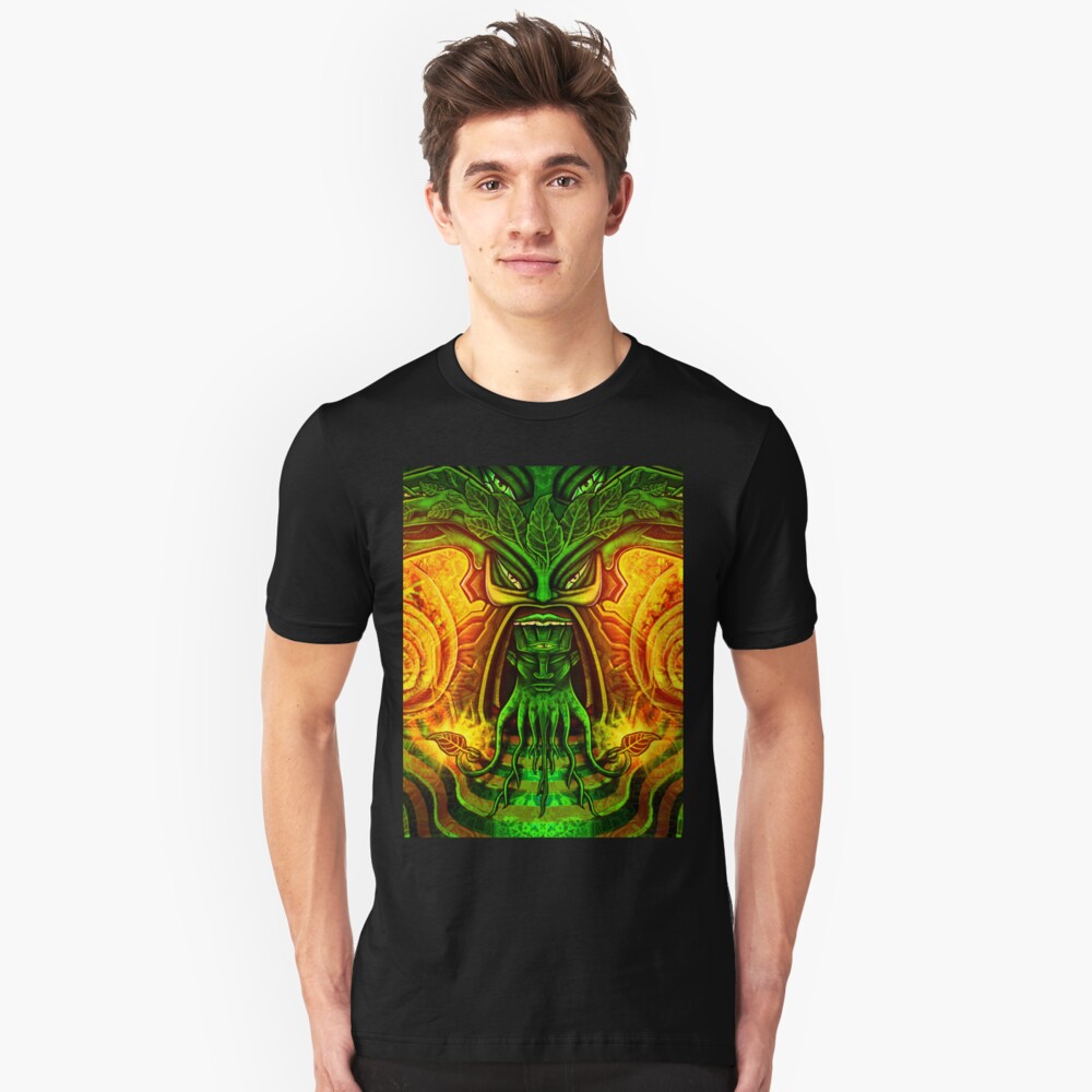 Spinach Rolled Slim Fit T-Shirt