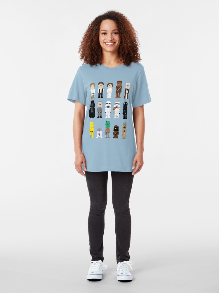 Alternate view of 8-Bit ANH Slim Fit T-Shirt