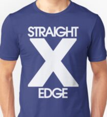 Straightedge (white) Unisex T-Shirt