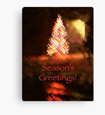 Christmas Impressions - Season's Greetings Canvas Print