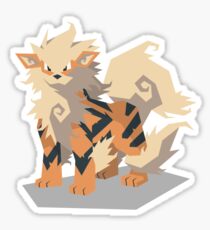 Cutout Arcanine Sticker