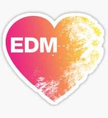 EDM Love Sticker