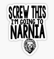 Narnia Quotes Sticker
