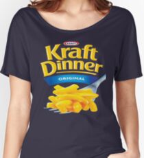 Kraft Dinner Mac 'n' Cheese T-Shirt Women's Relaxed Fit T-Shirt