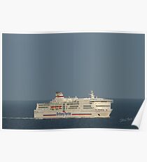 Brittany Ferries Pont Aven Poster