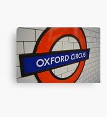 Oxford Circus London Underground Station Canvas Print