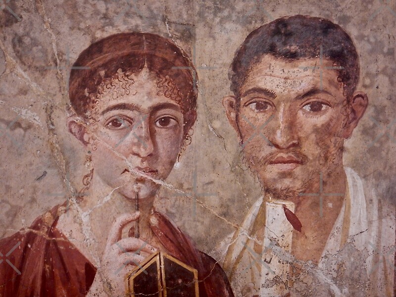 "Pompeii couple" by Ommik Redbubble