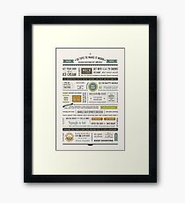 50 Marriage Tips • Spring Colors Framed Print