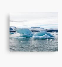 Icebergs, Jokulsarlon Canvas Print