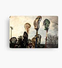 lacrosse sticks Metal Print