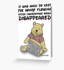 Winnie the Addict Greeting Card
