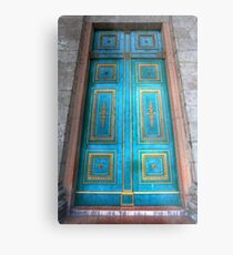 High door Metal Print