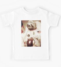 Astronaut Sloth Kids Tee