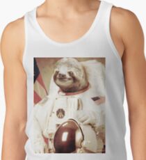 Astronaut Sloth Tank Top