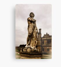 Statue at Kirby Hall Metal Print