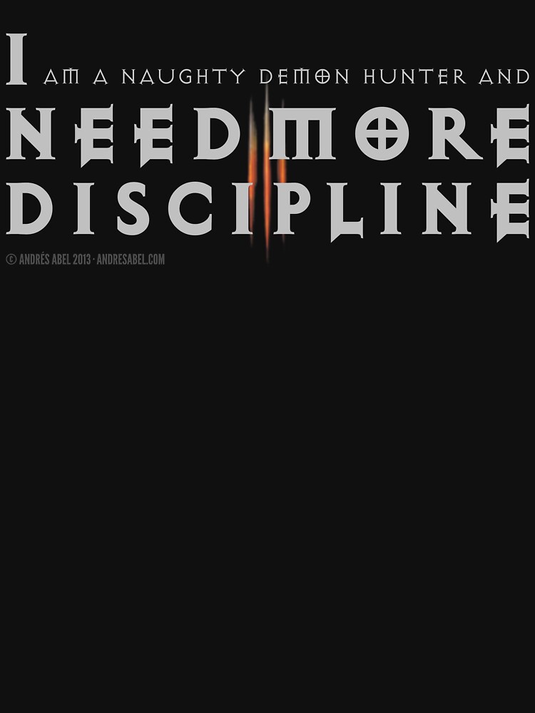 discipline motivation shirt