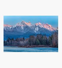 Ragged Ridge Sunset Reflections Photographic Print