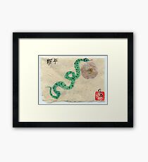 Year of the Snake Framed Print
